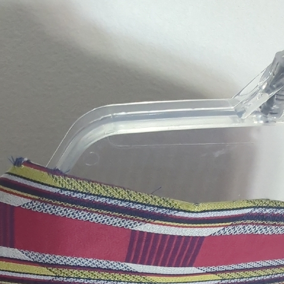 Robert Graham Mens Shirt Button Down Multicolor Plaid Cotton Silk Christmas XL - Picture 12 of 15